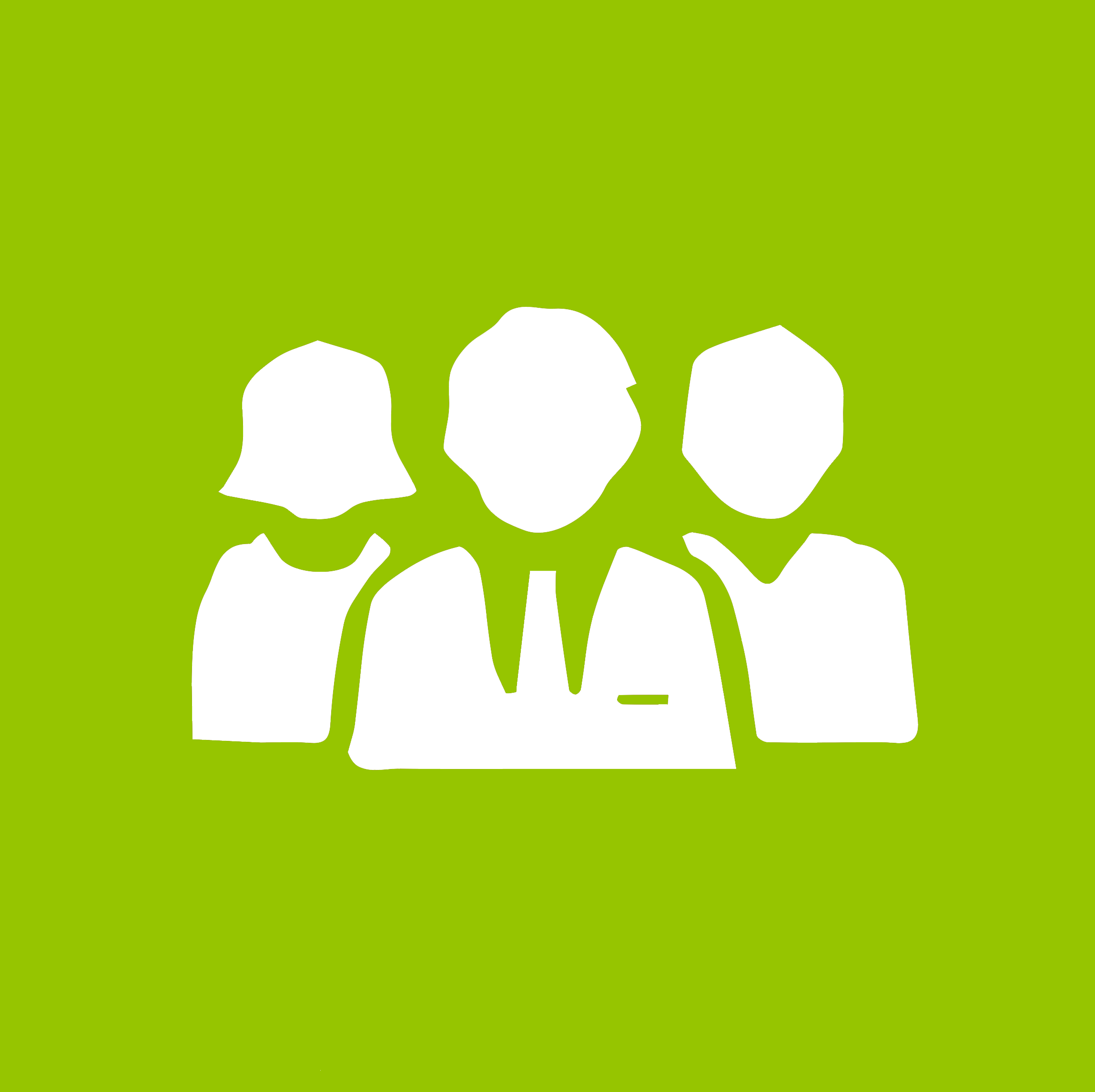 Symbol von einer Menschengruppe. Sie Symbolisieren die einfache und passwortgeschützte Mitspieler-Verwaltung.